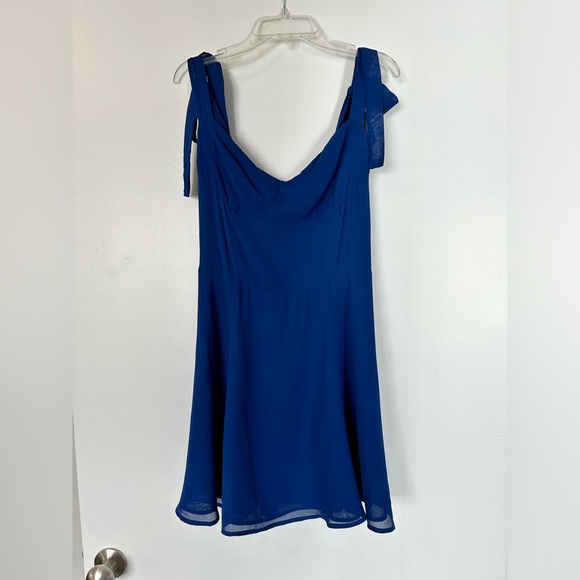 Royal Blue Reformation Sundress - Picture 4 of 6